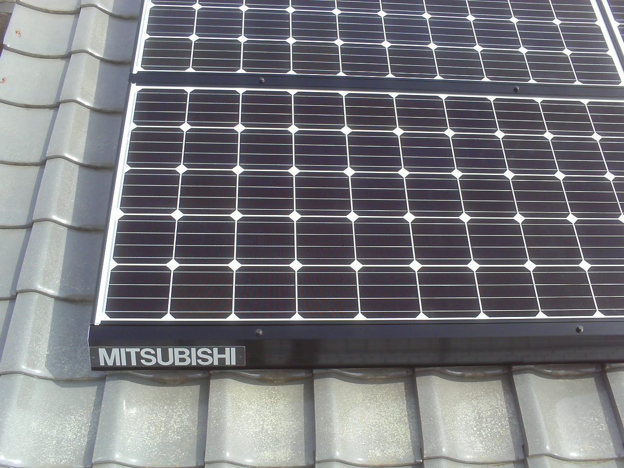 『MITSUBISHI』看板取付