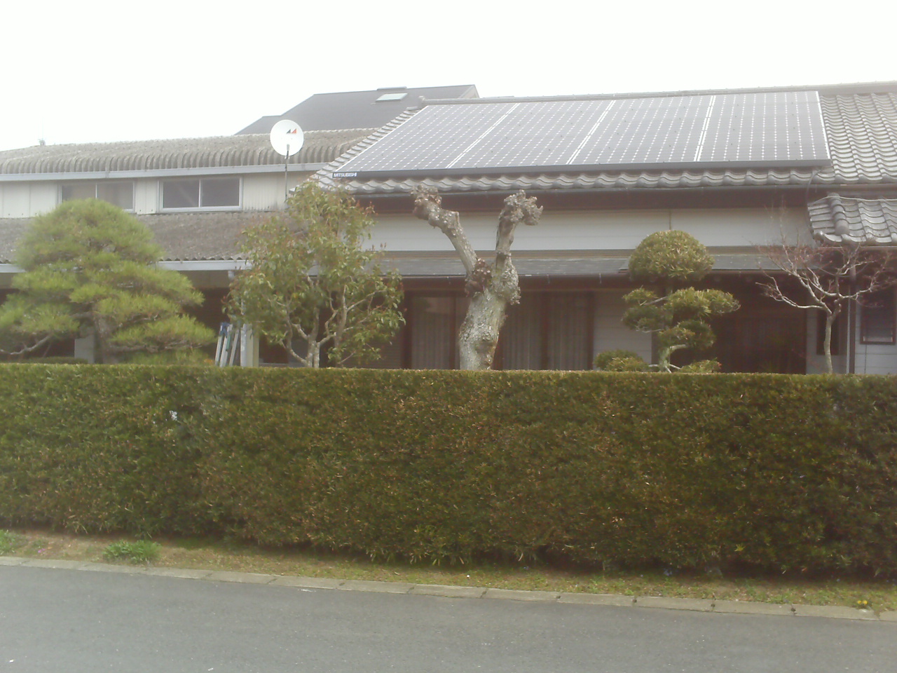 太陽光取付完了写真